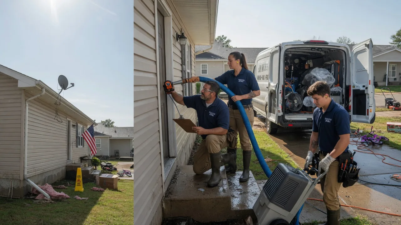 Ceiling Water Damage Restoration in Orient, IL near me
